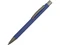 Ручка шариковая металлическая с зеркальной гравировкой Tender, soft touch, синяя фото