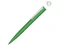 Ручка шариковая металлическая Brush Gum, soft-touch, зеленая фото