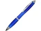Ручка шариковая пластиковая Nash, ярко-синяя фото