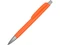 Ручка шариковая пластиковая Gage, оранжевая / серая фото