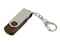 Оптом USB-флешка промо на 64 Гб с поворотным механизмом, коричневый/ серый для нанесения логотипа или надписи USB-флешка промо на 64 Гб с поворотным механизмом, коричневый/ серый фото