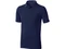 Футболка поло мужская Elevate Calgary, темно-синяя фото