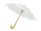 Оптом Зонт-трость полуавтомат «Радуга», белый для нанесения логотипа или надписи Зонт-трость полуавтомат «Радуга», белый фото