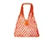 Авоська из натурального хлопка с кожаными ручками Dream, 25 л, оранжевая фото