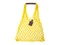 Авоська из натурального хлопка с кожаными ручками Dream, 25 л, желтая фото