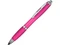 Ручка шариковая пластиковая Nash, черные чернила, розовая фото