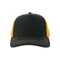 Бейсболка Atlantis Rapper Canvas-S, 5 клиньев, черная / желтая фото