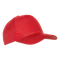 Бейсболка из полиэстера Stan 10P, 5 клиньев, 150 гр/м2, красная фото