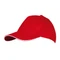 Бейсболка Sol's Long Beach 260, 5 клиньев, красная/ белая фото