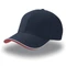 Оптом Бейсболка Atlantis Piping Sandwich 6 клиньев, темно-синяя для нанесения логотипа или надписи Бейсболка Atlantis Piping Sandwich 6 клиньев, темно-синяя фото