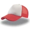 Бейсболка Atlantis Rapper, ярко-красная/ белая фото