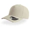 Бейсболка с металлической застежкой Atlantis Cargo, 5 клиньев, светло-бежевая фото