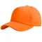 Бейсболка с металлической застежкой Valley, 5 клиньев, оранжевая фото