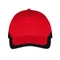 Бейсболка Sol's Booster, 5 клиньев, красная / черная фото