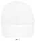 Бейсболка Sol's Buffalo, 260 гр/м2, белая Бейсболка Sol's Buffalo, 260 гр/м2, белая фото