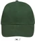 Бейсболка Sol's Buffalo, 260 гр/м2, темно-зеленая Бейсболка Sol's Buffalo, 260 гр/м2, темно-зеленая фото