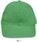 Бейсболка Sol's Buffalo, 260 гр/м2, зеленая / белая Бейсболка Sol's Buffalo, 260 гр/м2, зеленая / белая фото