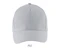 Бейсболка Sol's Long Beach, 260 гр/м2, серая фото