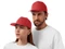 Бейсболка US Basic Mix, 5 клиньев, красная фото