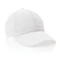 Бейсболка из переработанного хлопка XD Collection Impact 190, 6 клиньев, белая фото