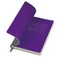 Бизнес-блокнот в линейку thINKme Funky А5, 256 стр., серый/ фиолетовый фото