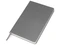 Блокнот А5 Metropolis, супер софт-тач, серебряный фото