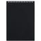 Блокнот на пружине в клетку Dali А5, черный фото