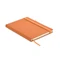 Блокнот с линовкой из переработанного полиуретана, A5, оранжевый фото