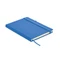Блокнот с линовкой из переработанного полиуретана, A5, синий фото