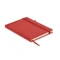Блокнот с линовкой из переработанного полиуретана Arpu A5, красный фото