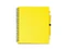 Блокнот с шариковой ручкой Leynax, желтый фото
