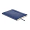 Оптом Блокнот в мягкой обложке из переработанного полиуретана, A5, синий для нанесения логотипа или надписи Блокнот в мягкой обложке из переработанного полиуретана, A5, синий фото