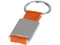 Оптом Брелок алюминиевый Mondo, оранжевый / серебристый для нанесения логотипа или надписи Брелок алюминиевый Mondo, оранжевый / серебристый фото