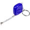 Брелок c рулеткой Metric, синий фото