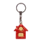 Брелок Handit «Дом», красный / золотой фото