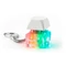 Брелок Push Me с LED подсветкой, белый Брелок Push Me с LED подсветкой, белый фото