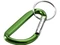 Брелок с карабином из переработанного алюминия Timor, зеленый фото