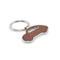 Брелок в форме автомобиля, коричневый / серебристый фото