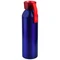 Бутылка для воды металлическая Viking Blue, 650 мл, синяя / красная фото