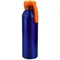 Бутылка для воды металлическая Viking Blue, 650 мл, синяя / оранжевая фото