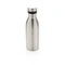 Бутылка для воды из переработанной нержавеющей стали XD Collection Deluxe, 500 мл, серебристая фото