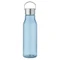 Бутылка из переработанного пластика, 600 мл, голубая фото