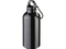 Бутылка металлическая для воды с карабином Oregon, 400 мл, черная фото