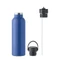Бутылка с двойными стенками из переработанной нержавеющей стали, 700 мл, синяя фото