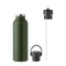 Бутылка с двойными стенками из переработанной нержавеющей стали, 700 мл, зеленая фото