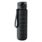 Бутылка спортивная для воды из переработанных материалов, 1 л, черная фото