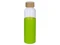 Бутылка стеклянная для воды в силиконовом чехле Refine, зеленая фото