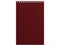 Бизнес-блокнот А5 Office, горизонтальная пружина, бордовый фото