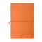 Бизнес блокнот на резинке thINKme Combi А5, 192 стр., белый/ оранжевый фото