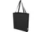 Оптом Эко-сумка с ластовицей из переработанного хлопка Madras, черная для нанесения логотипа или надписи Эко-сумка с ластовицей из переработанного хлопка Madras, черная фото